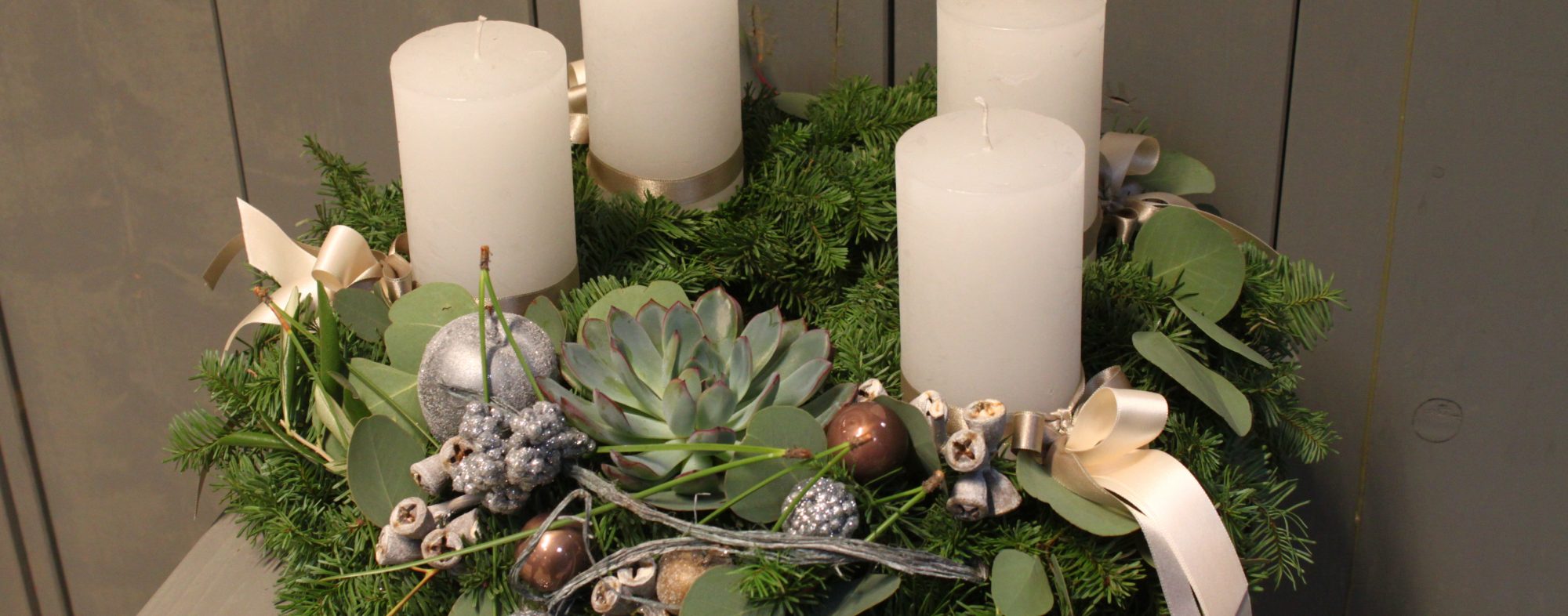 Adventkranz elegant groß