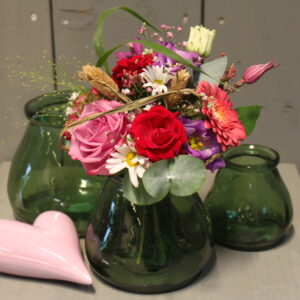 Blütentraum "Rosa" mit Vase