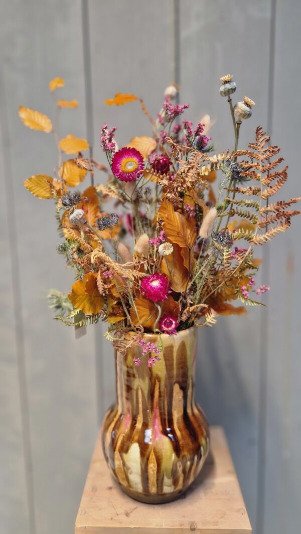 Keramikvase "Herbstfüllung"